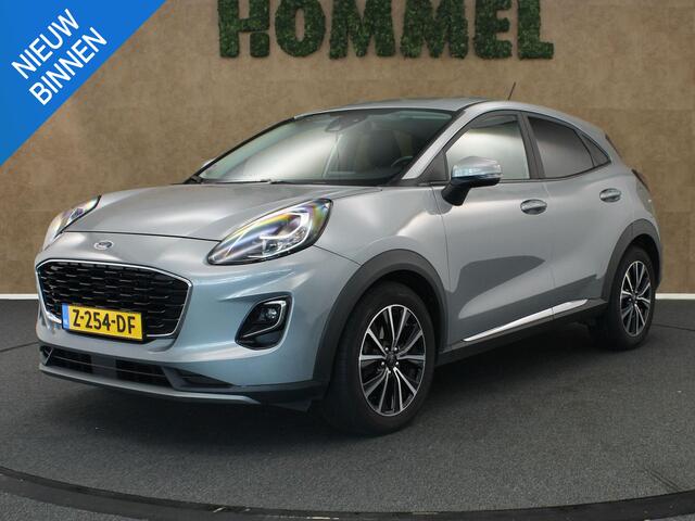 Ford PUMA 1.0 EcoBoost Hybrid Titanium - NAVIGATIE - CLIMATE CONTROL - CRUISE CONTROL - PARKEERSENSOREN ACHTER - LED KOPLAMPEN - MULTIFUNCTIONEEL STUURWIEL - APPLE CARPLAY/ANDROID AUTO - STUUR EN STOEL VERWARMING