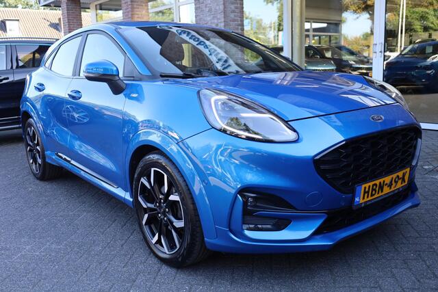 Ford PUMA 1.0 EcoBoost Hybrid ST-Line X First Edition CAMERA CARPLAY B&O HALFLEER DAB ACC ZWARTE-HEMEL 18"LMV BLIS ELEK-LAADKLEP ENZ.