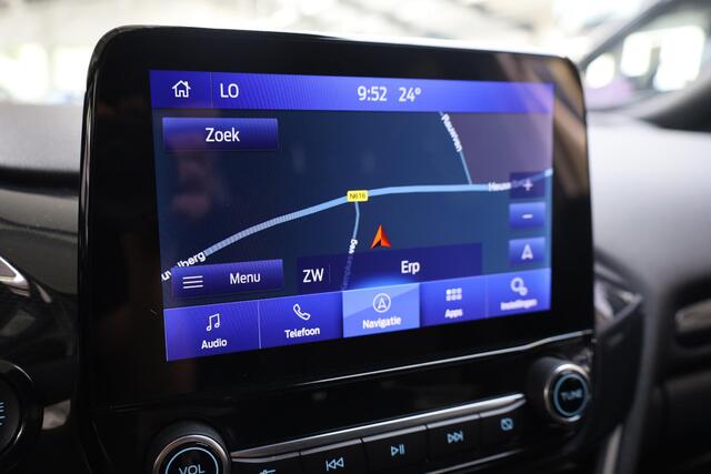 Ford PUMA 1.0 EcoBoost Hybrid ST-Line STUUR/RUIT/STOELVERWARMING DAB CARPLAY NAVI CRUISE CLIMA 17"LMV PDC ZWARTE-HEMEL ALL-SEASONS!