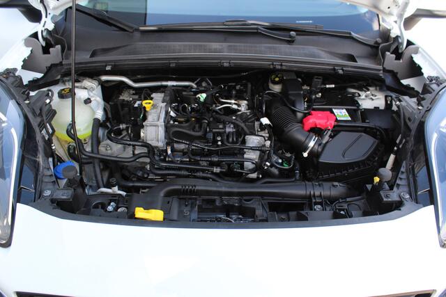 Ford PUMA 1.0-125pk EcoBoost Mild-Hybrid Titanium. Fabr. garantie t/m 24-03-2029 ! Eén van de fijnst rijdende auto in z'n klasse ! Autm. airco, stoel-, stuur- en voorraamverw., cruise control, LED verl., navigatie, telefoonvoorb., DAB radio, Apple carplay/Android a