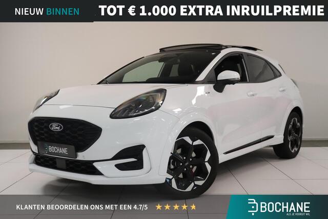 Ford PUMA 1.0 EcoBoost Hybrid ST-Line | Camera | Adaptieve cruise control | Panoramadak | Elektr Achterklep | Climate control | Stuur stoel en voorruitverwarming |