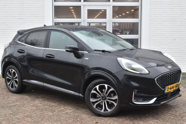 Ford PUMA 1.0 EcoBoost Hybrid ST-Line Vignale 155pk | Navigatie | Camera | Leder | Panoramisch open dak | Airco ECC | Carplay & Android Auto | LM velgen | Adaptieve Cruise Control | Zeer Compleet uitgevoerde auto!