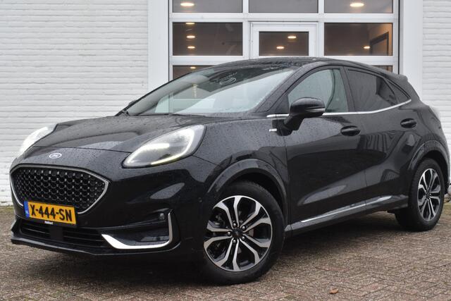 Ford PUMA 1.0 EcoBoost Hybrid ST-Line Vignale 155pk | Navigatie | Camera | Leder | Panoramisch open dak | Airco ECC | Carplay & Android Auto | LM velgen | Adaptieve Cruise Control | Zeer Compleet uitgevoerde auto!