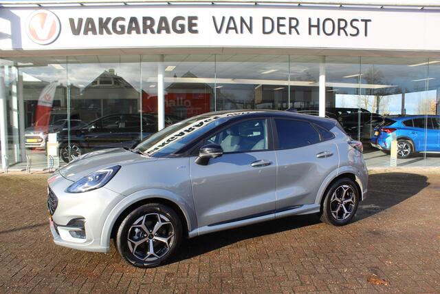 Ford PUMA 1.0 EcoBoost Hybrid ST-Line , 125PK , Hoge Zit Navigatie , Climate control , Adap. Cruise control , 360graden camera Stoel,Stuur en Voorruitverwarming , Blind Spot