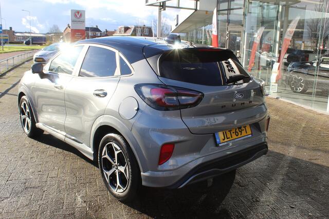 Ford PUMA 1.0 EcoBoost Hybrid ST-Line , 125PK , Hoge Zit Navigatie , Climate control , Adap. Cruise control , 360graden camera Stoel,Stuur en Voorruitverwarming , Blind Spot