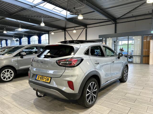 Ford PUMA EcoBoost Hybrid Titanium 155PK | Winterpack | Trekhaak | Dealer onderhouden | Pano | Adapt. Cruise |