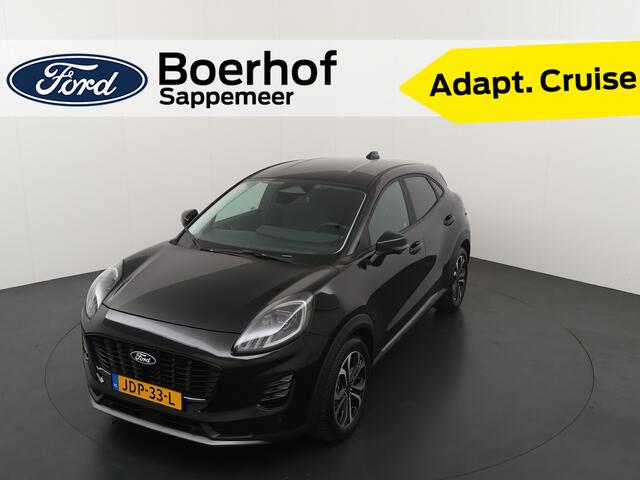 Ford PUMA EcoBoost 125PK Hybrid Titanium | Winter Pack | Adapt. Cruise | Matrix LED | 360° camera | Elek. Klep | Keyless | Draadloos Carplay/Laden