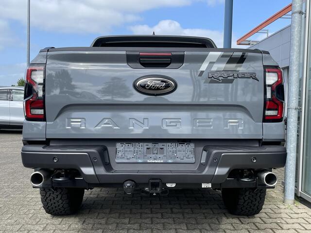 Ford RANGER 3.0 EcoBoost Raptor 288pk V6 Automaat Rijklaar! | Conquer Grey Metallic | Raptor Pack Nieuw Model | SYNC4 | 2.500kg Trekgewicht | Matrix LED Koplampen | Prijs incl. ombouwkosten Grijs Kenteken