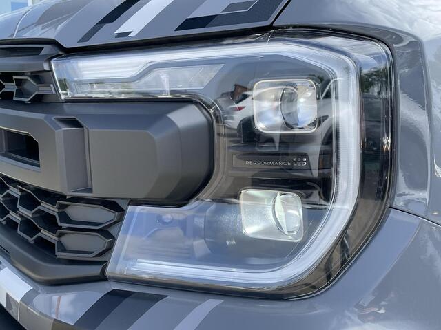 Ford RANGER 3.0 EcoBoost Raptor 288pk V6 Automaat Rijklaar! | Conquer Grey Metallic | Raptor Pack Nieuw Model | SYNC4 | 2.500kg Trekgewicht | Matrix LED Koplampen | Prijs incl. ombouwkosten Grijs Kenteken