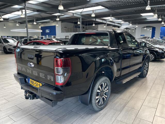 Ford RANGER 2.0 EcoBlue 213 pk Wildtrak Supercab | Trekhaak | Camera | Leer | Adapt. cruise | Roller top | Stoelverw. | Apple Carplay
