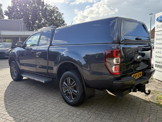 Ford RANGER 2.0 EcoBlue Wildtrak Supercab 214pk Automaat | 3.500kg Trekgewicht | Dichte Opbouw | Lederen Bekleding | Adaptieve Cruise | Dealer onderhouden