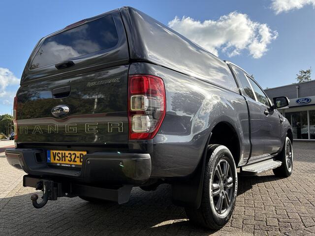 Ford RANGER 2.0 EcoBlue Wildtrak Supercab 214pk Automaat | 3.500kg Trekgewicht | Dichte Opbouw | Lederen Bekleding | Adaptieve Cruise | Dealer onderhouden