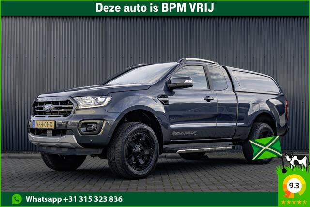 Ford RANGER BiTurbo EcoBlue Wildtrak Supercab 4x4 | Automaat | Camera | CarPlay | Navi | LED | Climate | Cruise | 3.5T Trekgewicht | Euro 6