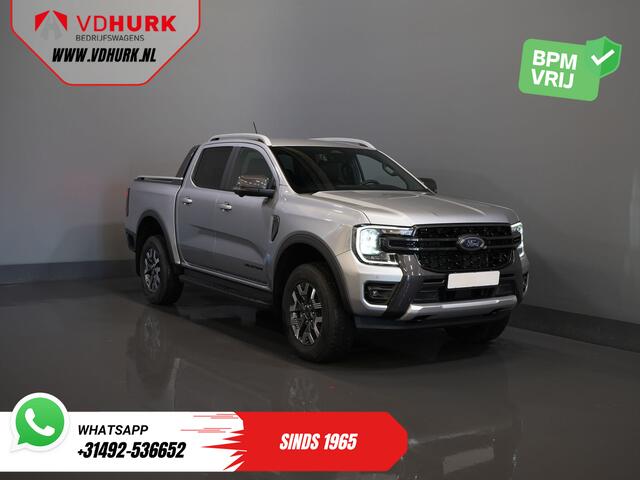 Ford RANGER Ford Ranger Wildtrak 2.3 PHEV Double Cab 4x4/ B&O/ Elek. Roll Cover/ Tech-Pack/ Adapt.Cruise/ 3.5t Trekverm./ 360 Camera/ Leder/ Alarm/ Navi/ Carplay/ Trekhaak