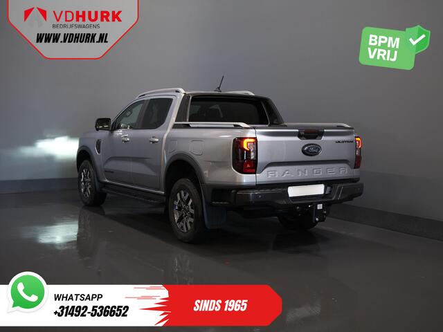Ford RANGER Ford Ranger Wildtrak 2.3 PHEV Double Cab 4x4/ B&O/ Elek. Roll Cover/ Tech-Pack/ Adapt.Cruise/ 3.5t Trekverm./ 360 Camera/ Leder/ Alarm/ Navi/ Carplay/ Trekhaak