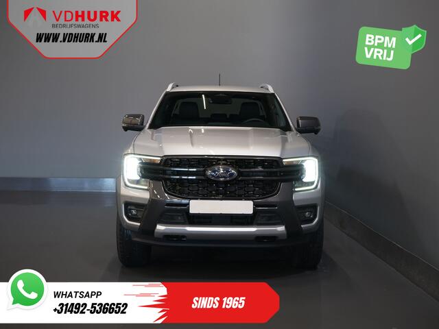 Ford RANGER Ford Ranger Wildtrak 2.3 PHEV Double Cab 4x4/ B&O/ Elek. Roll Cover/ Tech-Pack/ Adapt.Cruise/ 3.5t Trekverm./ 360 Camera/ Leder/ Alarm/ Navi/ Carplay/ Trekhaak