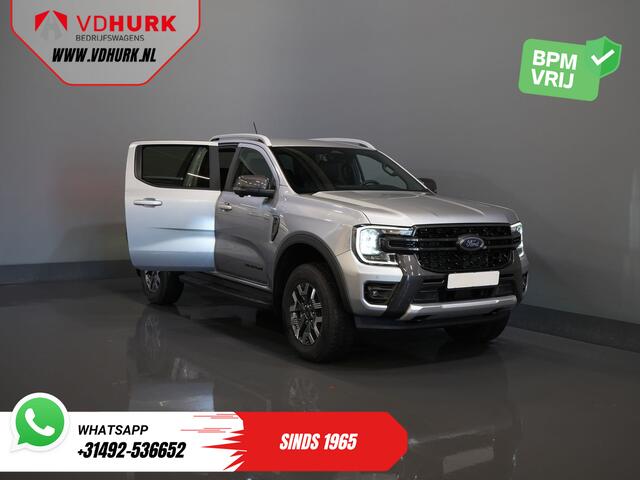 Ford RANGER Ford Ranger Wildtrak 2.3 PHEV Double Cab 4x4/ B&O/ Elek. Roll Cover/ Tech-Pack/ Adapt.Cruise/ 3.5t Trekverm./ 360 Camera/ Leder/ Alarm/ Navi/ Carplay/ Trekhaak