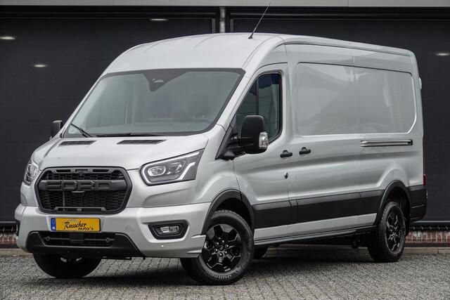 Ford TRANSIT L3H2 | 165Pk | 3.500kg. trekgewicht | 350 | Raptor Edition | 2x Schuifdeur | Nieuw Model | Moondust Zilver