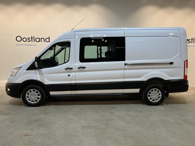Ford TRANSIT 350 2.0 TDCI L3H2 Trend 130 PK DC Dubbel Cabine / Euro 6 / Airco / Schuifdeur L + R / Cruise Control / Trekhaak / Camera
