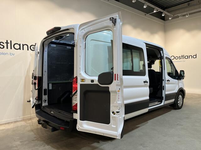 Ford TRANSIT 350 2.0 TDCI L3H2 Trend 130 PK DC Dubbel Cabine / Euro 6 / Airco / Schuifdeur L + R / Cruise Control / Trekhaak / Camera