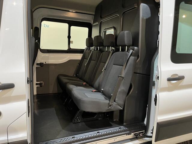 Ford TRANSIT 350 2.0 TDCI L3H2 Trend 130 PK DC Dubbel Cabine / Euro 6 / Airco / Schuifdeur L + R / Cruise Control / Trekhaak / Camera