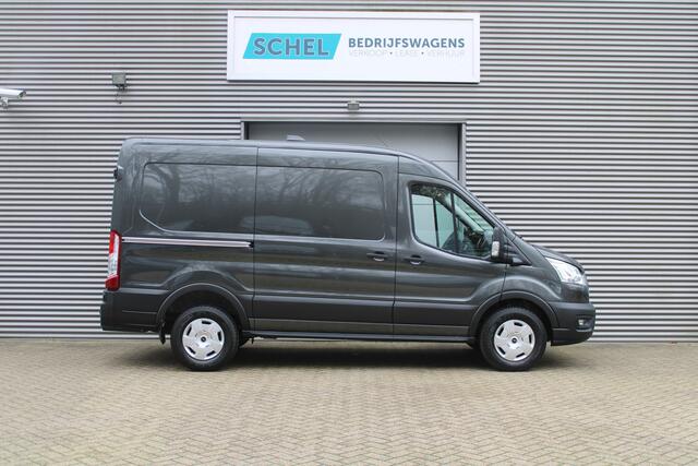 Ford TRANSIT 350 2.0 TDCI L2H2 Trend 165pk - Facelift - 2x Schuifdeur - Adaptive Cruise - Navigatie - Blind Spot - 360 Camera - Stoel - Stuurverwarming - Rijklaar
