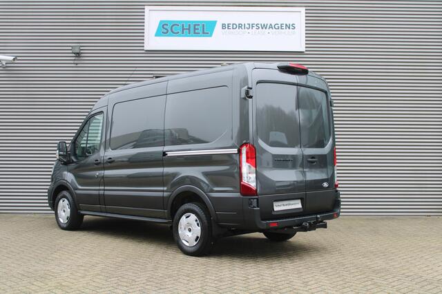 Ford TRANSIT 350 2.0 TDCI L2H2 Trend 165pk - Facelift - 2x Schuifdeur - Adaptive Cruise - Navigatie - Blind Spot - 360 Camera - Stoel - Stuurverwarming - Rijklaar