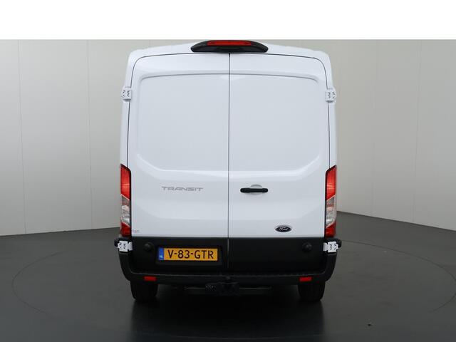 Ford TRANSIT 350 2.0 TDCI L3 H2 Trend | Navigatie | Stoelverwarming | Trekhaak 2500 KG AHW | Airco | 3-Zits | NIEUW | Carplay - Android Auto | Laadruimte Pakket | Cruise Control | Multifuntioneel Stuurwiel