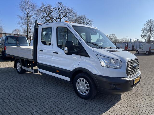 Ford TRANSIT 350 2.0 TDCI L3H1 DC 7 persoons pickup / vaste prijs rijklaar ¤ 18.950 ex btw / lease vanaf ¤ / airco / cruise / open laadbak / trekhaak 2650 kg / euro 6 diesel