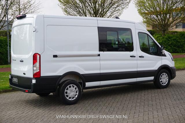Ford TRANSIT 350L 130PK L3H2 Dubbel Cabine BPM VRIJ!! Climate, Cruise, 12" Sync4 Camera/Apple CP NR. 994