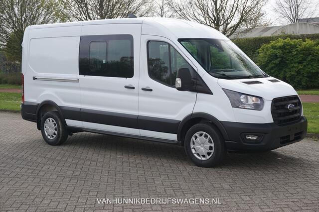 Ford TRANSIT 350L 130PK L3H2 Dubbel Cabine BPM VRIJ!! Climate, Cruise, 12" Sync4 Camera/Apple CP NR. 994