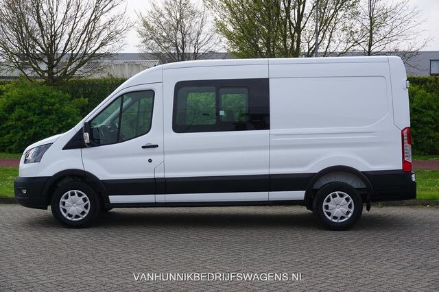 Ford TRANSIT 350L 130PK L3H2 Dubbel Cabine BPM VRIJ!! Climate, Cruise, 12" Sync4 Camera/Apple CP NR. 995