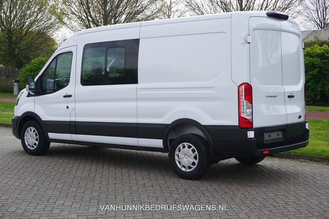 Ford TRANSIT 350L 130PK L3H2 Dubbel Cabine BPM VRIJ!! Climate, Cruise, 12" Sync4 Camera/Apple CP NR. 995