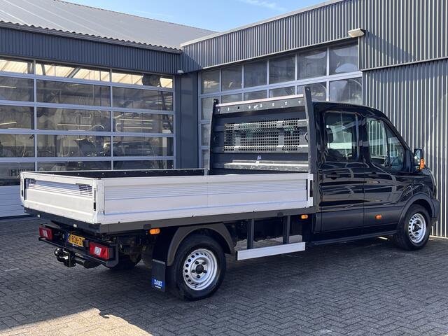 Ford TRANSIT 350 2.0 TDCI L4 DC Cruise controle Trekhaak 2800kg trekgewicht 6-Persoons Telefoonverbinding 1e eigenaar Open laadbak Pick up p-up bakwagen Euro 6