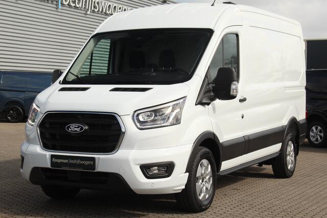 Ford TRANSIT 350 2.0TDCI 165pk L2H2 Limited | Automaat | 360° Camera | Adap. Cruise | Carplay/Android | Lease 735,- p/m