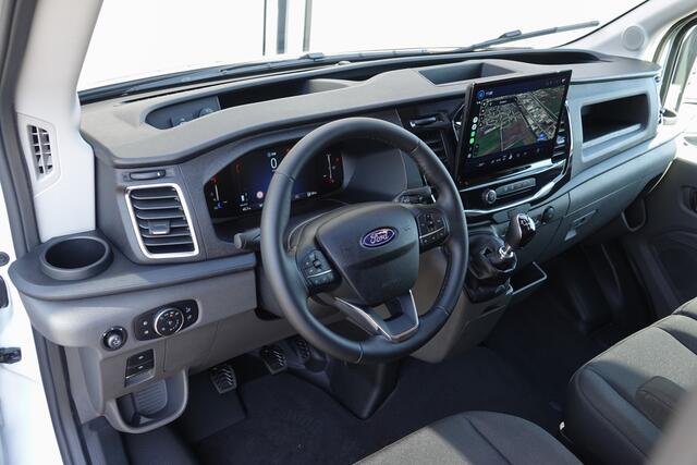 Ford TRANSIT L2H2 2.0Tdci 130Pk | 350 | Trend | 2xSchuifdeur | Virtual Cockpit | Achteruitrijcamera | Trekhaak | Frozen White