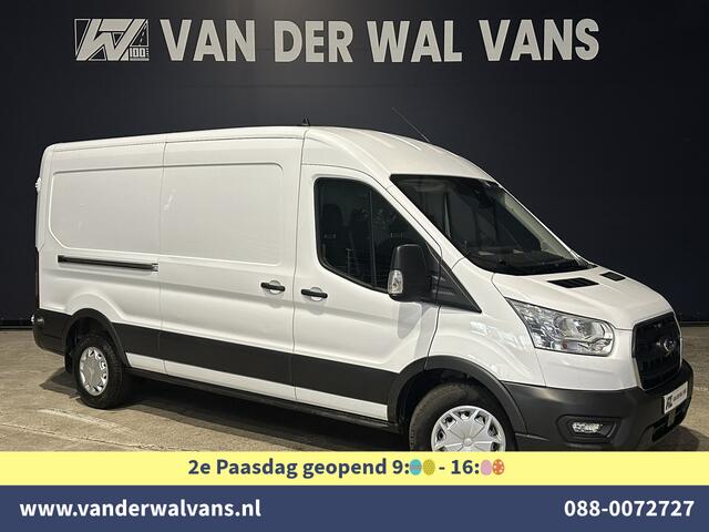 Ford TRANSIT 2.0 TDCI 131pk L3H2 Euro6 Airco | Camera | Navigatie | Android Auto | Cruisecontrol Parkeersensoren, Stoelverwarming, Verwarmde voorruit, Elektrisch verstelbare bestuurdersstoel, Bijrijdersbank