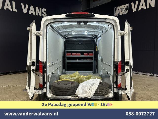 Ford TRANSIT 2.0 TDCI 131pk L3H2 Euro6 Airco | Camera | Navigatie | Android Auto | Cruisecontrol Parkeersensoren, Stoelverwarming, Verwarmde voorruit, Elektrisch verstelbare bestuurdersstoel, Bijrijdersbank