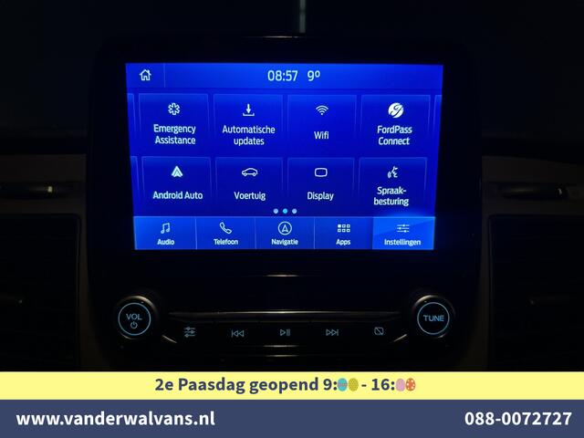 Ford TRANSIT 2.0 TDCI 131pk L3H2 Euro6 Airco | Camera | Navigatie | Android Auto | Cruisecontrol Parkeersensoren, Stoelverwarming, Verwarmde voorruit, Elektrisch verstelbare bestuurdersstoel, Bijrijdersbank