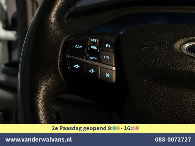 Ford TRANSIT 2.0 TDCI 131pk L3H2 Euro6 Airco | Camera | Navigatie | Android Auto | Cruisecontrol Parkeersensoren, Stoelverwarming, Verwarmde voorruit, Elektrisch verstelbare bestuurdersstoel, Bijrijdersbank