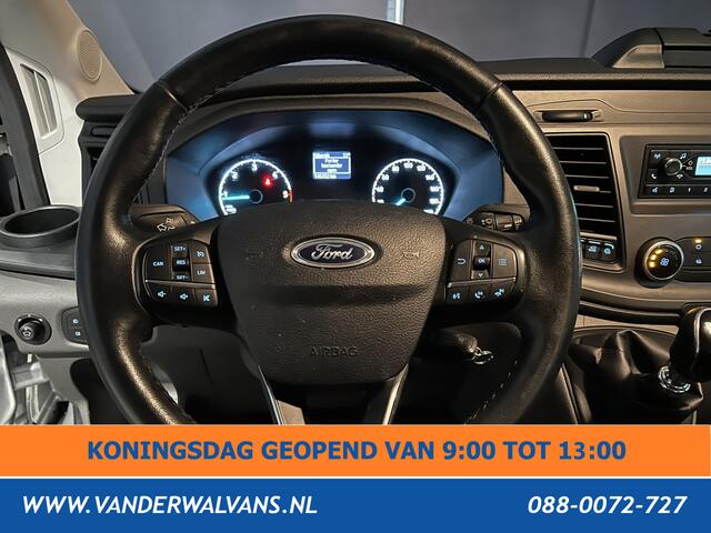 Ford TRANSIT 2.0 TDCI 131pk L3H2 Dubbele Cabine Euro6 Airco | 6-Zits | LED | 2500kg Trekhaak Cruisecontrol, Verwarmde voorruit, Parkeersensoren
