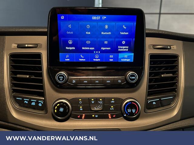 Ford TRANSIT 2.0 TDCI 131pk L3H2 Euro6 Airco | Apple Carplay | Camera | Navigatie | Stoelverwarming cruisecontrol, parkeersensoren, android auto, verwarmde voorruit, bijrijdersbank