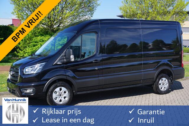 Ford TRANSIT 350L L3H2 Limited AUT-8 165PK BPM VRIJ Navi, Adap. Cruise, 360° Cam, Trekhaak, Xenon!! NR. 241
