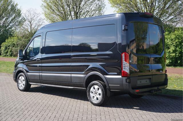 Ford TRANSIT 350L L3H2 Limited AUT-8 165PK BPM VRIJ Navi, Adap. Cruise, 360° Cam, Trekhaak, Xenon!! NR. 241