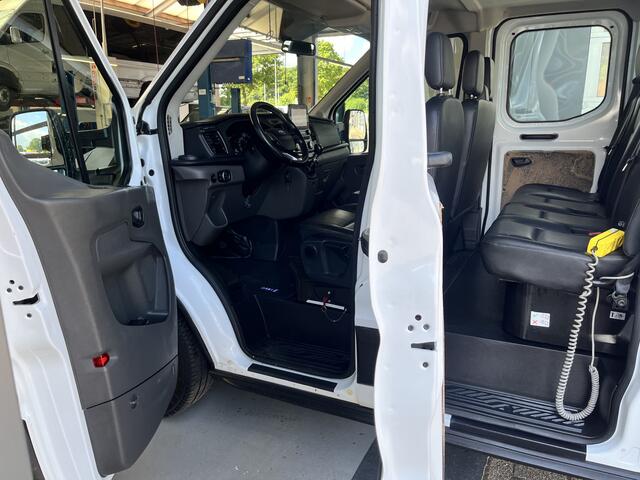 Ford TRANSIT 350 2.0 TDCI DC 3-zijdenkipper Airco Cruise controle Trekhaak 2800kg Telefoonvoorbereiding Navigatie Kipper Kieper 7-Persoons Euro 6 open laadbak P-up Bakwagen Bpm vrij voor particulier gebruik!!