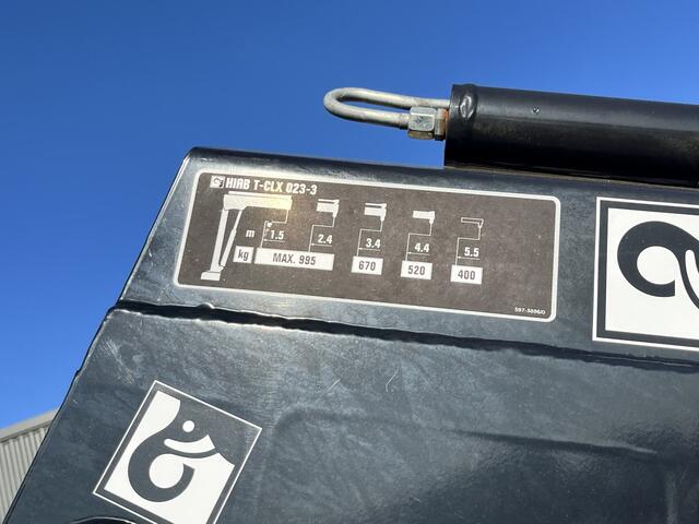 Ford TRANSIT 310 2.2 TDCI L3 126pk Laadkraan Hiab 023 T3 Airco Dubbele cabine Trekhaakhaak 2800kg Open laadbak Pick-up p-up Bakwagen 1e eigenaar Ex gemeente Euro 5