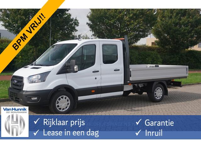 Ford TRANSIT 350L 170PK Doka L4 RWD BPM VRIJ!! Airco, Camera, 230V Omv. 3.5T Trekhaak!! NR. 410