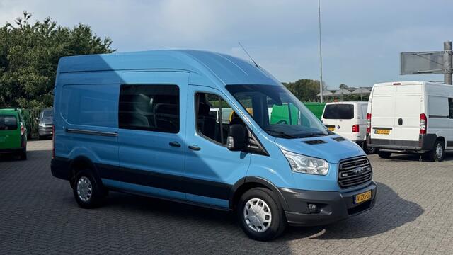 Ford TRANSIT 2.0 TDCI 125KW 170PK DC DUBBELE CABINE L3H2 EURO 6 AIRCO/ NAVIGATIE/ CRUISE CONTROL/ TREKHAAK/ 100% DEALERONDERHOUDEN