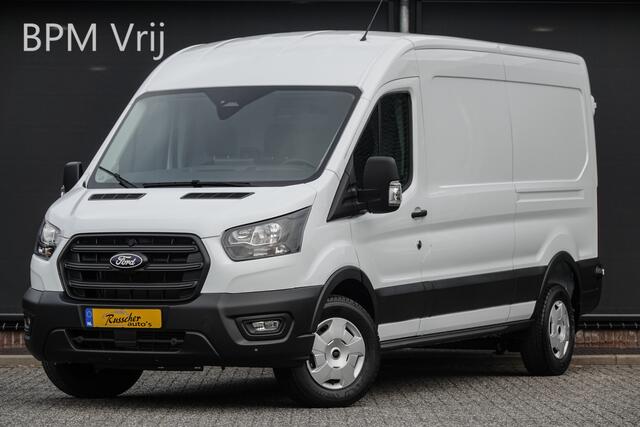 Ford TRANSIT L3H2 2.0Tdci 130Pk | 350 | Trend | Virtual Cockpit | Achteruitrijcamera | 270° Achterdeuren | Frozen White