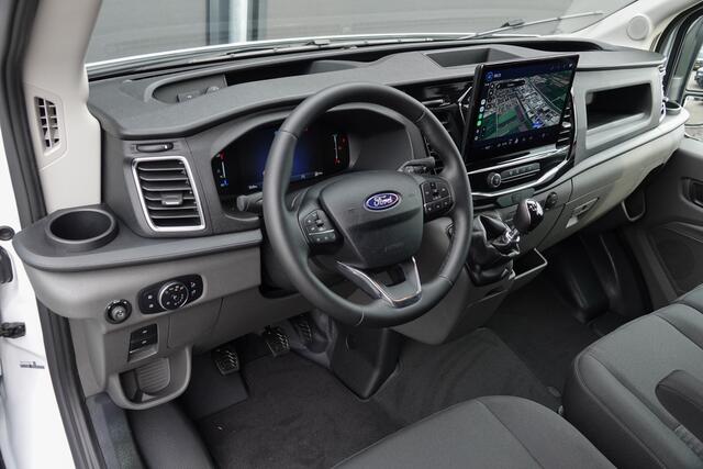 Ford TRANSIT L3H2 2.0Tdci 130Pk | 350 | Trend | Virtual Cockpit | Achteruitrijcamera | 270° Achterdeuren | Frozen White
